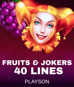 Fruits & Jokers: 40 Lines